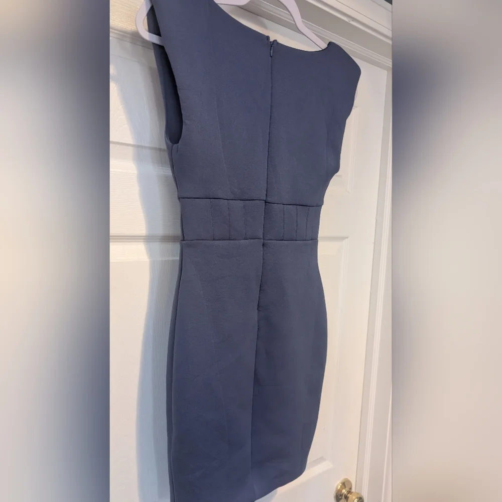 NEW! GUESS Womens Lenzing Ecovero Sleeveless Laurette Mini Dress Washed Out Navy - Picture 11 of 16